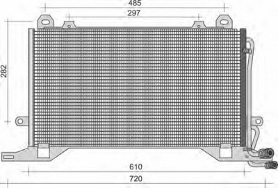 MAGNETI MARELLI 350203495000 -  Конденсатор, кондиционер